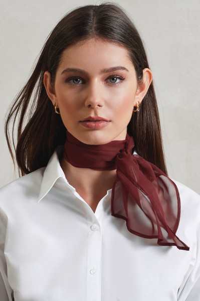 'COLOURS COLLECTION' PLAIN CHIFFON SCARF Sárga 