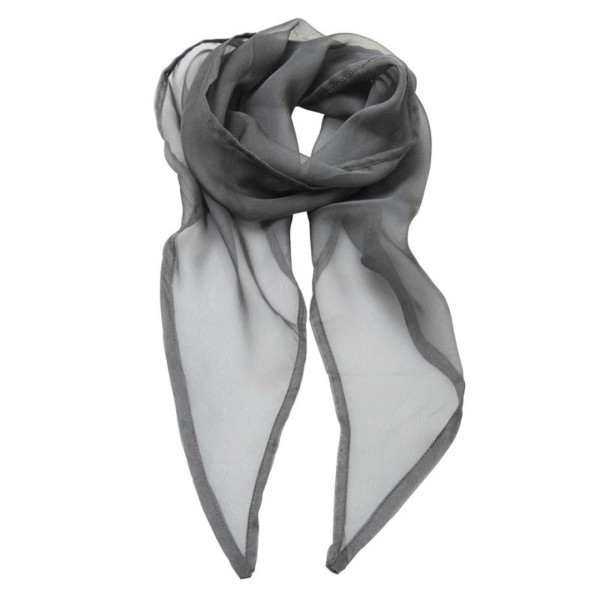 'COLOURS COLLECTION' PLAIN CHIFFON SCARF Zöld 
