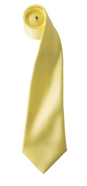 'COLOURS COLLECTION' SATIN TIE Sárga 