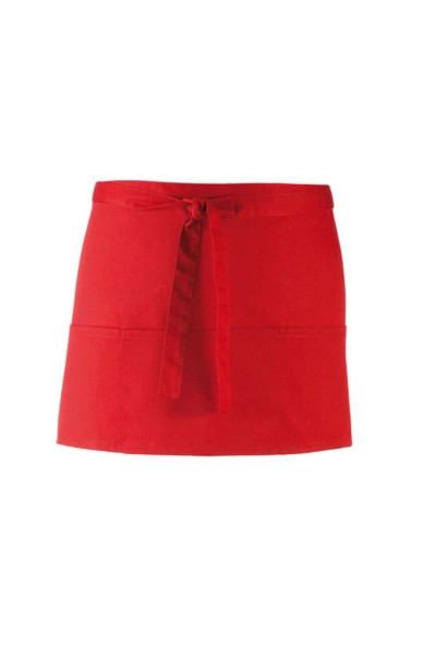'COLOURS COLLECTION’ THREE POCKET APRON Piros 