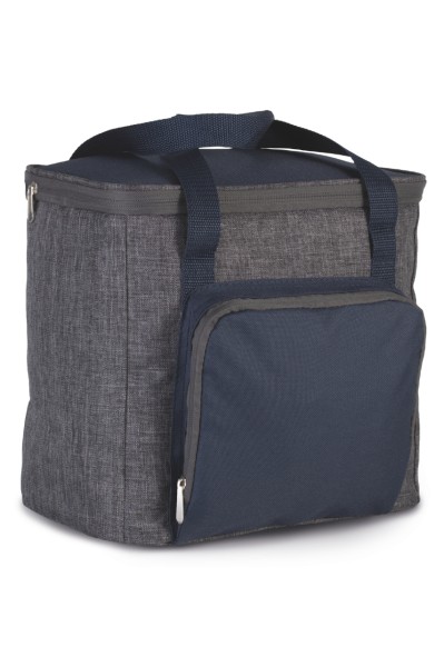 COOL BAG WITH ZIPPED POCKET Kék 