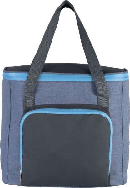 COOL BAG WITH ZIPPED POCKET Kék 