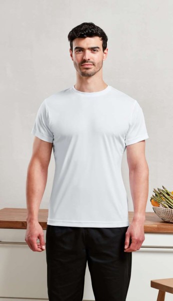 COOLCHECKER® CHEF’S T-SHIRT (MESH BACK) Fehér 