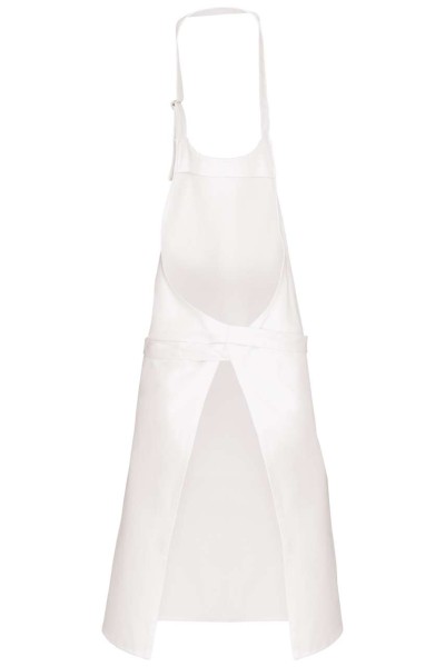 COTTON APRON HIGH-TEMPERATURE WASHABLE Fehér 