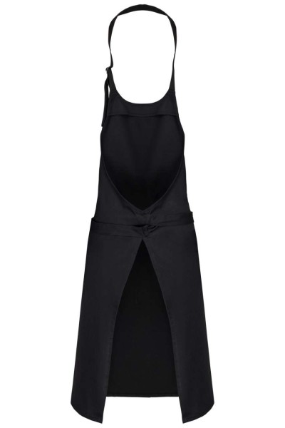 COTTON APRON HIGH-TEMPERATURE WASHABLE Fekete 