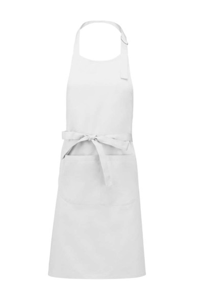 COTTON APRON WITH POCKET Fehér 