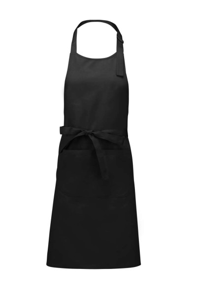 COTTON APRON WITH POCKET Fekete 