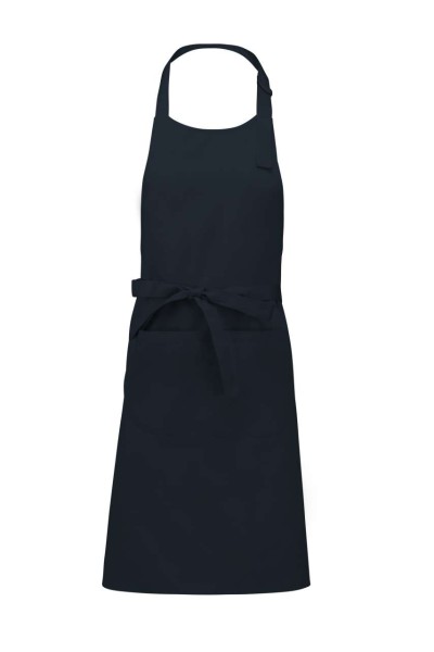 COTTON APRON WITH POCKET Kék 