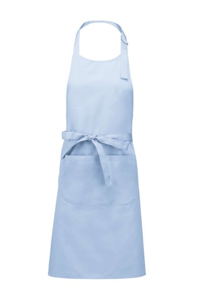 COTTON APRON WITH POCKET Kék 