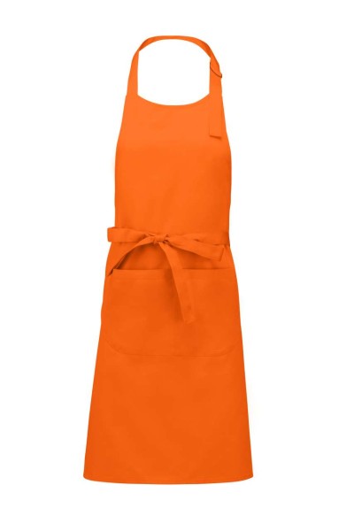COTTON APRON WITH POCKET Narancssárga 