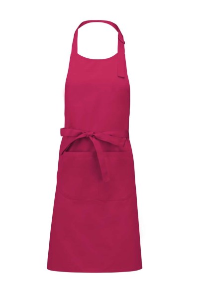 COTTON APRON WITH POCKET Rózsaszín 