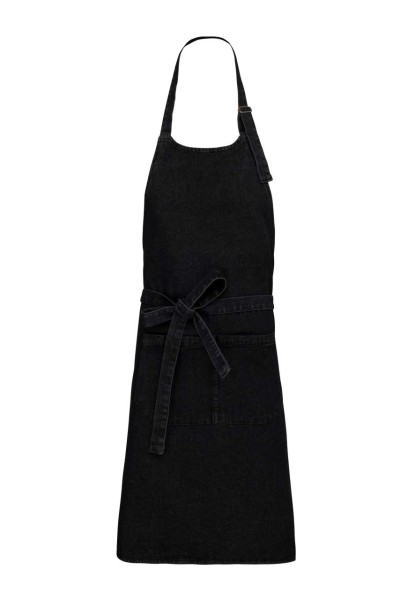 COTTON APRON WITH POCKET Szürke 