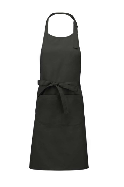 COTTON APRON WITH POCKET Szürke 
