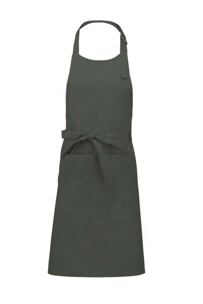 COTTON APRON WITH POCKET Zöld 