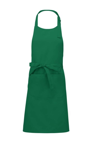 COTTON APRON WITH POCKET Zöld 