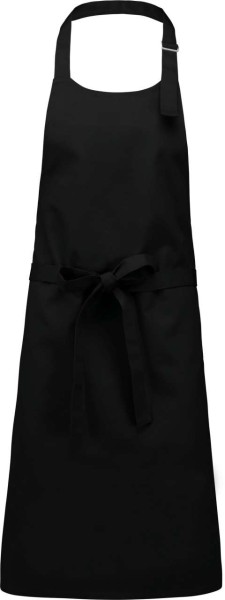 COTTON APRON WITHOUT POCKET Fekete 