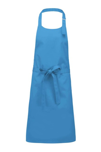 COTTON APRON WITHOUT POCKET Kék 