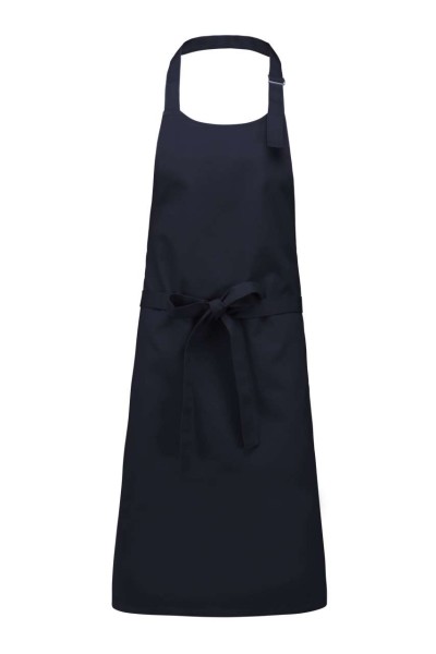 COTTON APRON WITHOUT POCKET Kék 