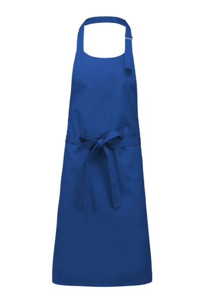 COTTON APRON WITHOUT POCKET Kék 