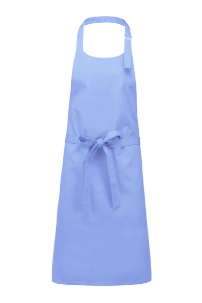 COTTON APRON WITHOUT POCKET Kék 