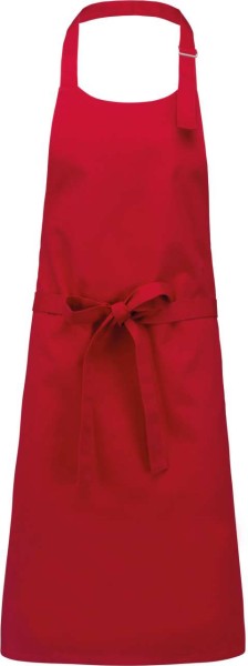 COTTON APRON WITHOUT POCKET Piros 