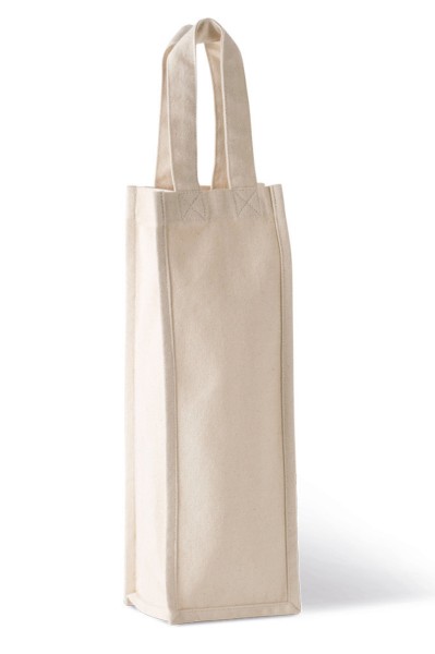 COTTON CANVAS BOTTLE BAG Piros 