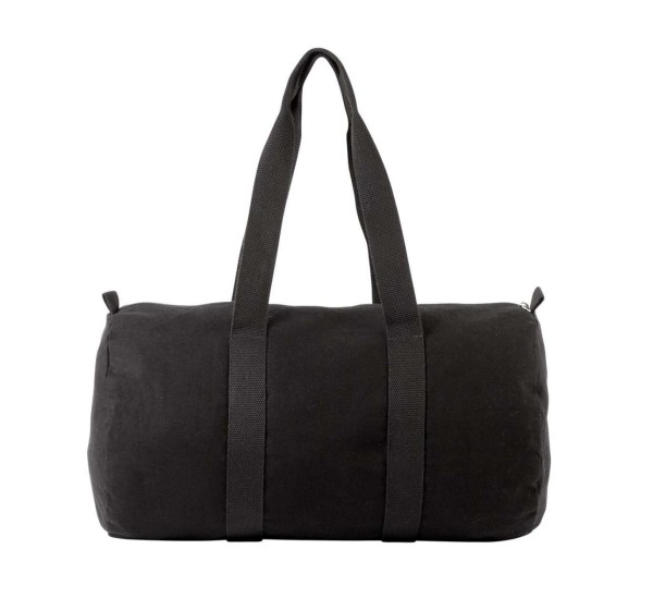 COTTON CANVAS HOLD-ALL BAG Fekete 