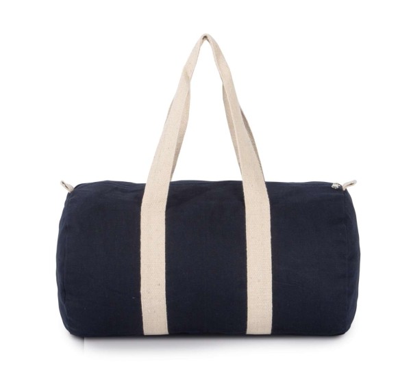 COTTON CANVAS HOLD-ALL BAG Kék 