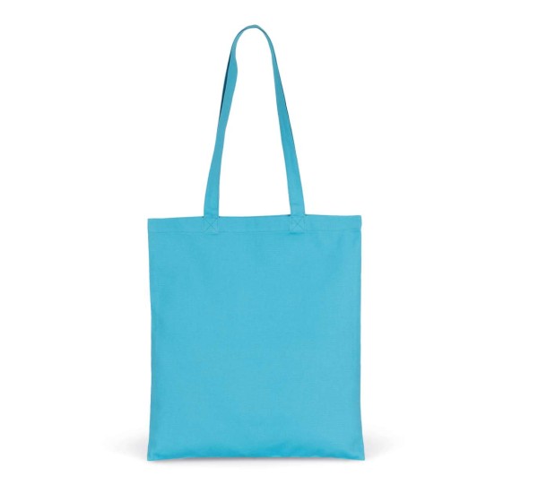 COTTON CANVAS SHOPPER BAG Kék 