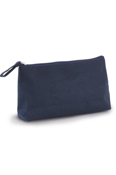 COTTON CANVAS TOILETRY BAG Fekete 