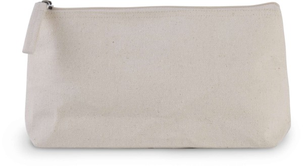 COTTON CANVAS TOILETRY BAG Barna 