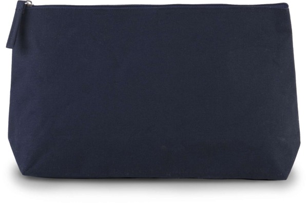 COTTON CANVAS TOILETRY BAG Kék 