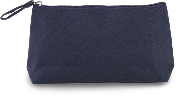 COTTON CANVAS TOILETRY BAG Kék 