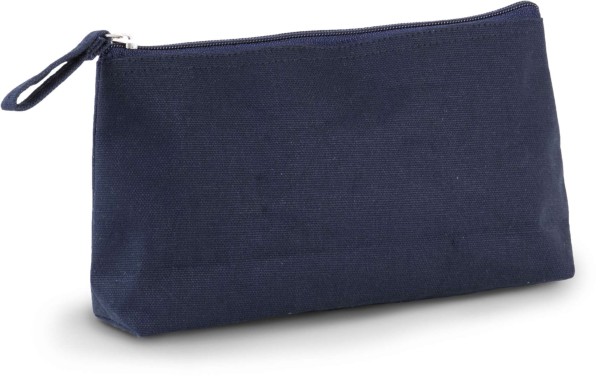 COTTON CANVAS TOILETRY BAG Kék 