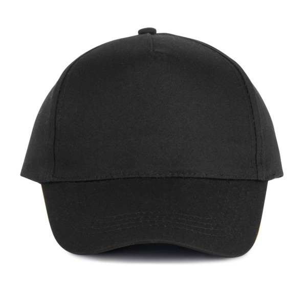 COTTON CAP - 5 PANELS Fekete 