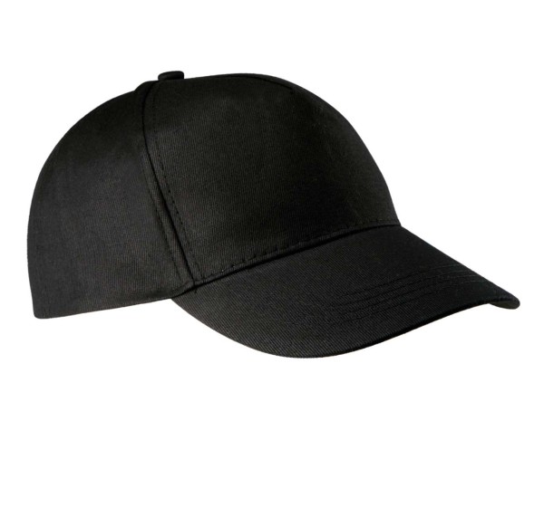 COTTON CAP - 5 PANELS Fekete 