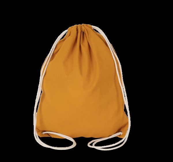 COTTON DRAWSTRING BACKPACK Narancssárga 