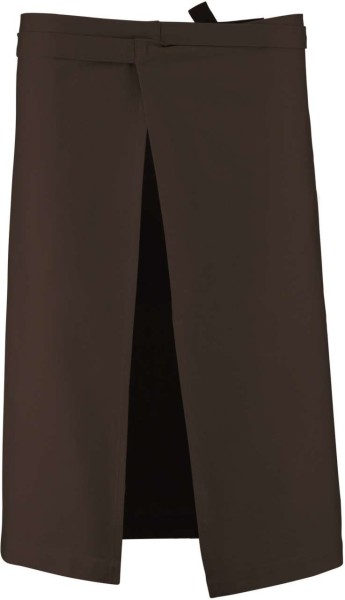 COTTON LONG APRON Barna 