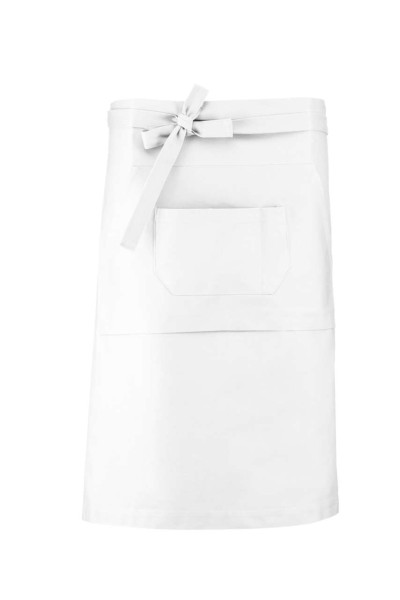COTTON LONG APRON Fehér 