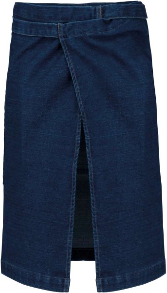 COTTON LONG APRON Kék 