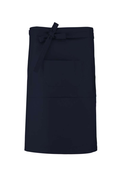 COTTON LONG APRON Kék 
