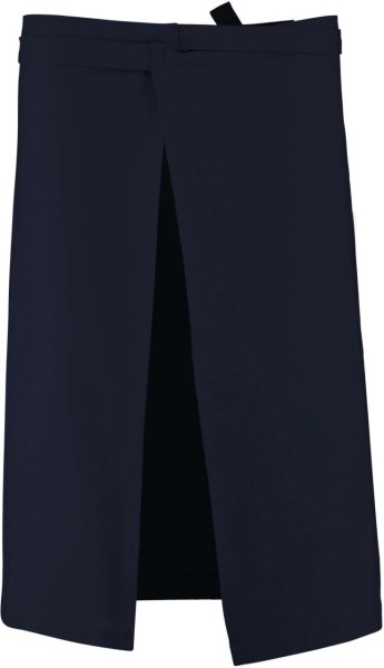 COTTON LONG APRON Kék 