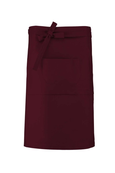 COTTON LONG APRON Piros 