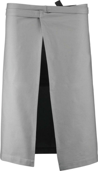 COTTON LONG APRON Szürke 