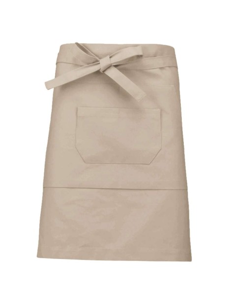 COTTON MID-LENGTH APRON Barna 