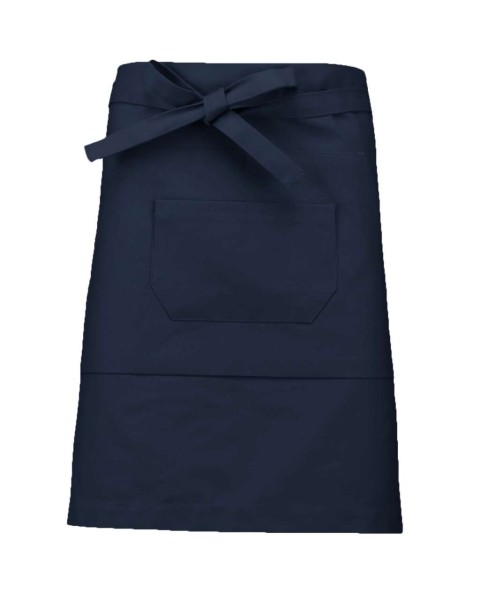 COTTON MID-LENGTH APRON Kék 