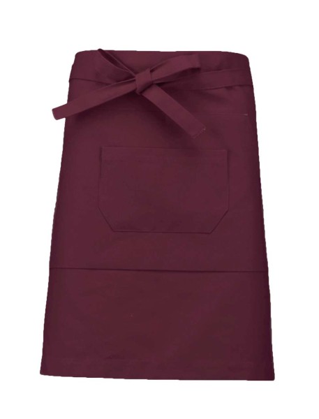 COTTON MID-LENGTH APRON Piros 