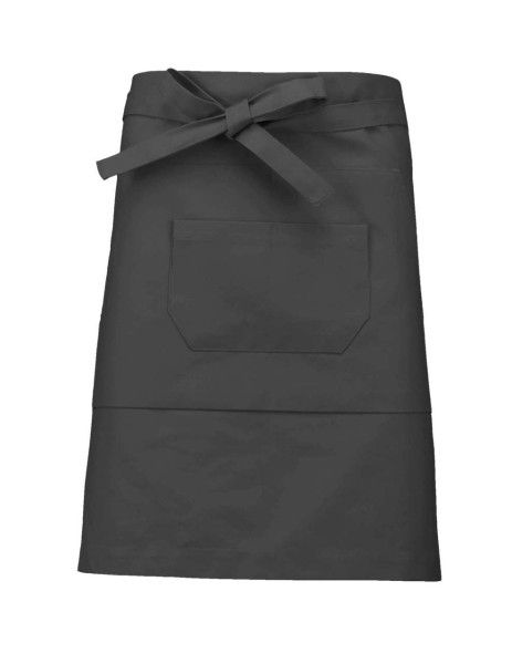 COTTON MID-LENGTH APRON Szürke 