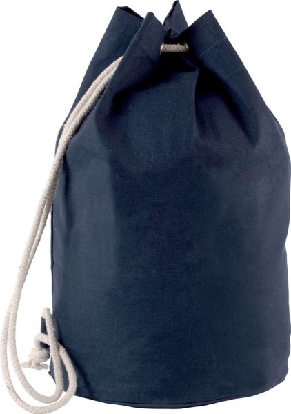 COTTON SAILOR-STYLE BAG WITH DRAWSTRING Kék 