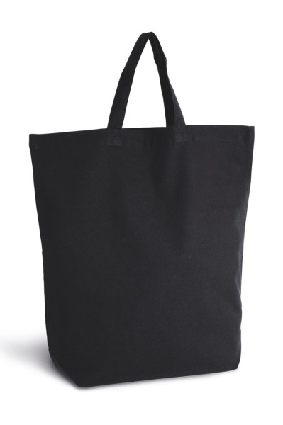 COTTON SHOPPER BAG Fekete 